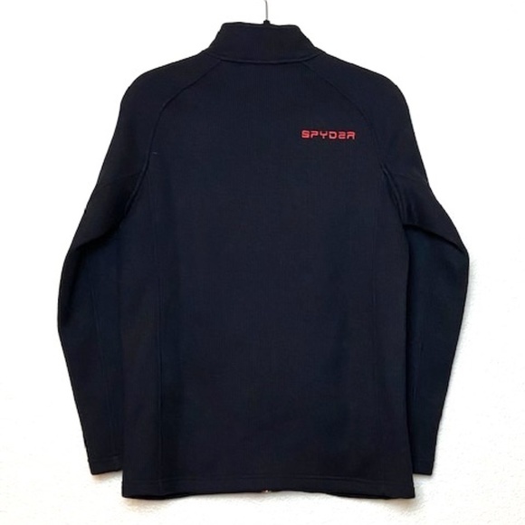 SPYDER Boy's Zip Up Fleece Lined T-Neck Jacket XL - Picture 2 of 7